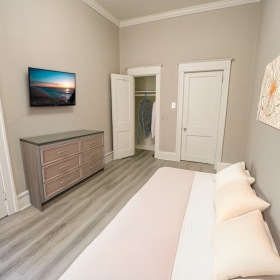 Bedroom in a 2-Bedroom Apartment at Bala Apartments in Philadelphia Bedroom in a 2-Bedroom Apartment at Bala Apartments in Philadelphia